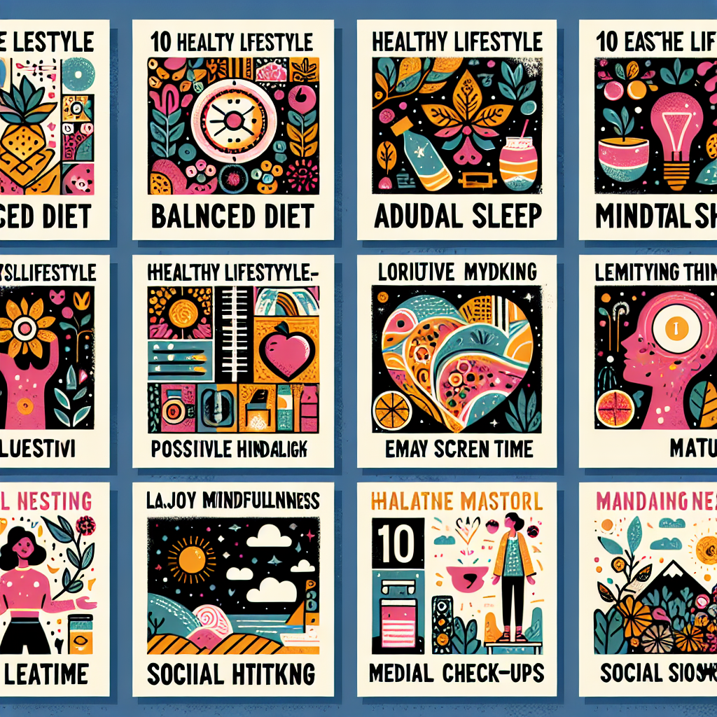 10 Inspirasi Poster Gaya Hidup Sehat yang Mudah Digambar untuk Pemula